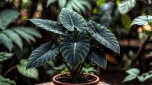alocasia regal shield plant