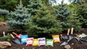 best fertilizer for blue spruce trees