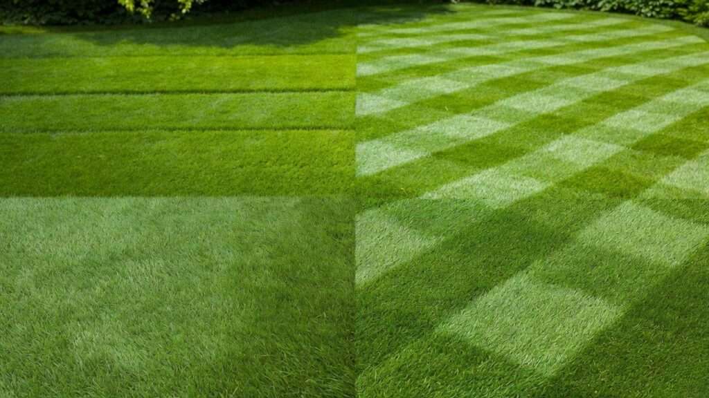 best grass cutting patterns