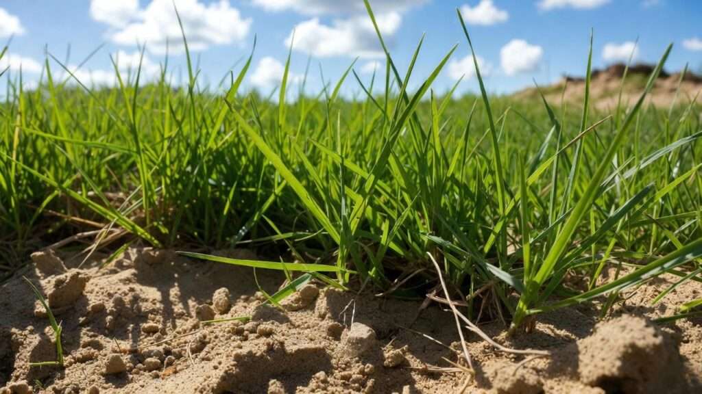 best grass for sandy soil in texas
