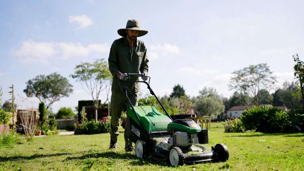 best hat for mowing grass