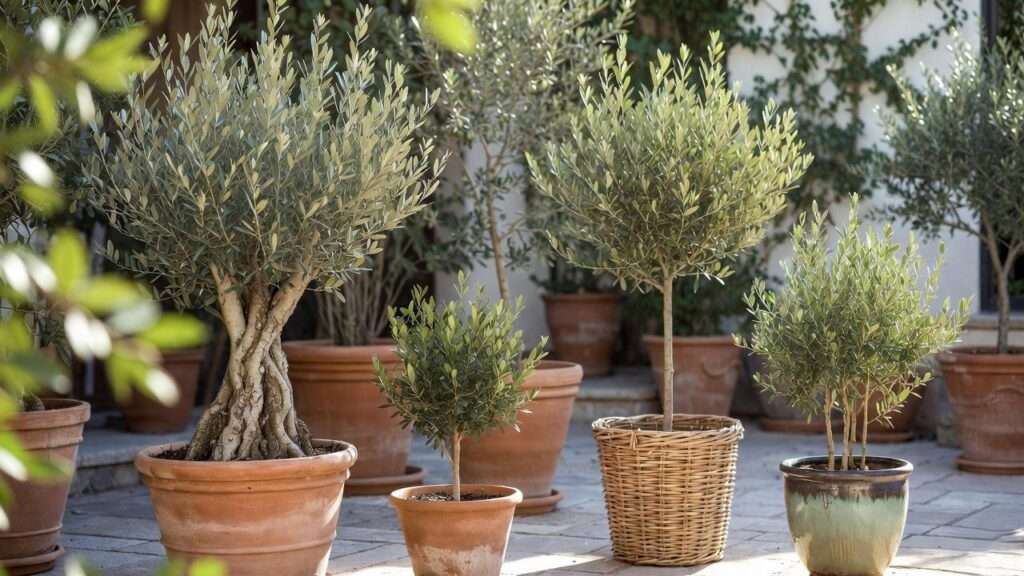 best olive trees for containers