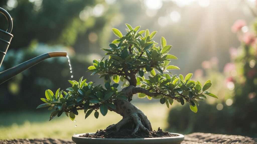 bonsai tree watering