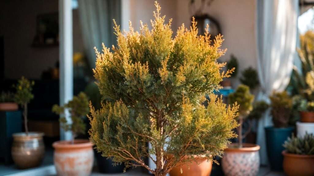dwarf cypress tree
