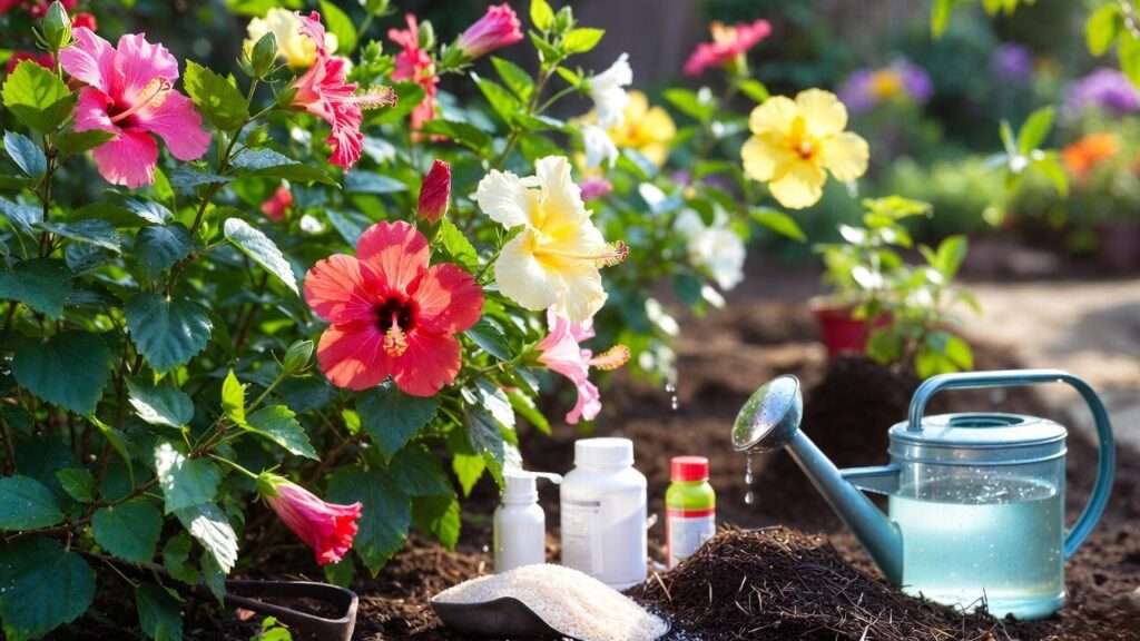 fertilizing hibiscus plants