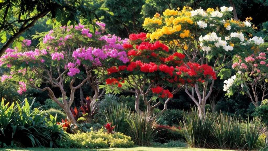 flowering hawaiian trees