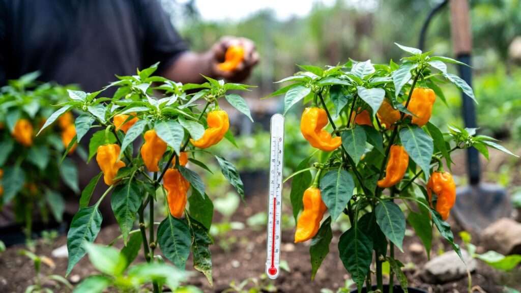 hot banana chilli plant