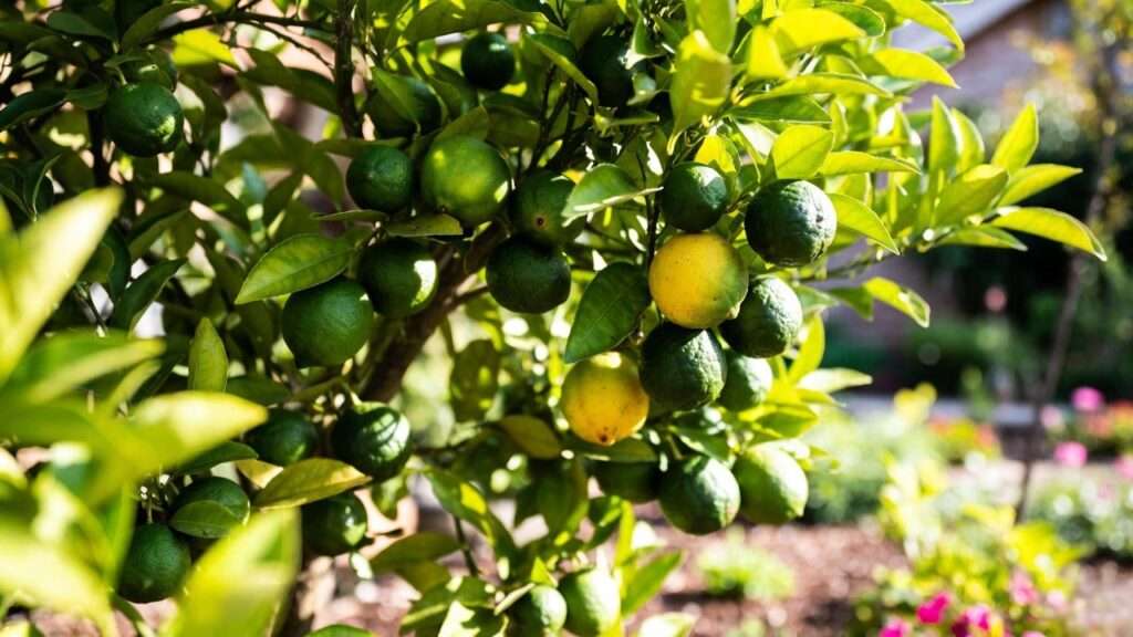 lemon lime citrus tree