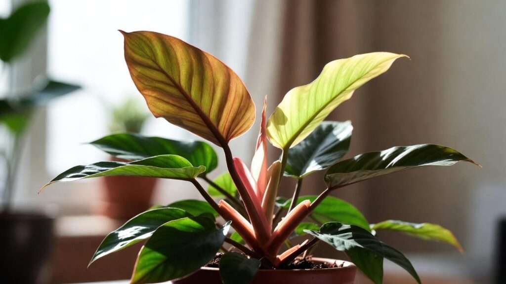 philodendron red plant