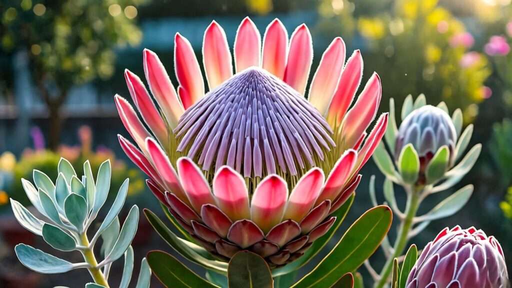 pink ice protea plant
