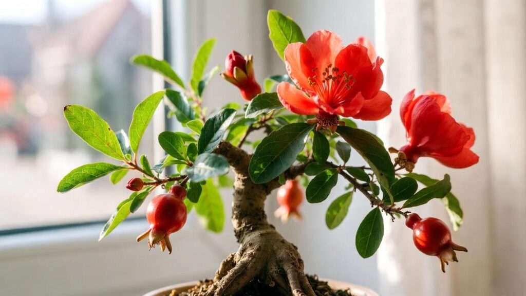 pomegranate bonsai tree