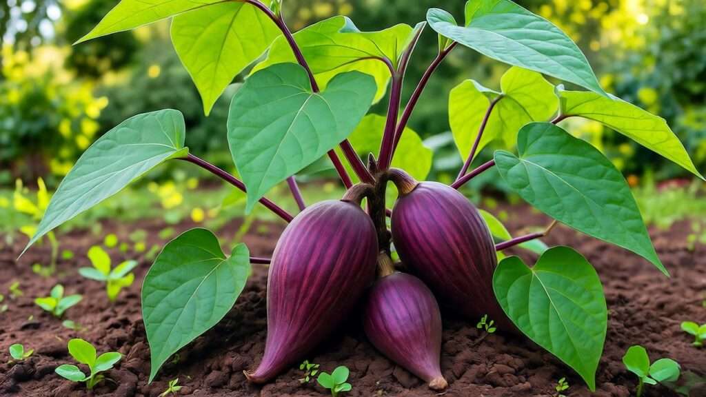 purple sweet potato plant