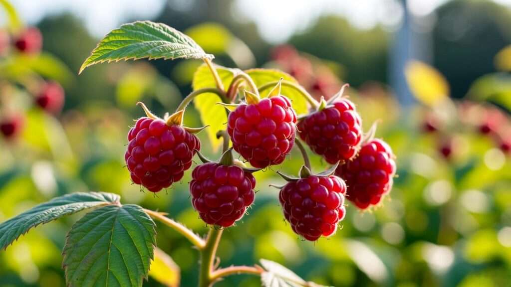 raspberry heritage plant