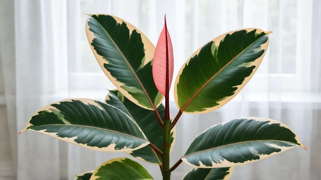 rubber plant pink