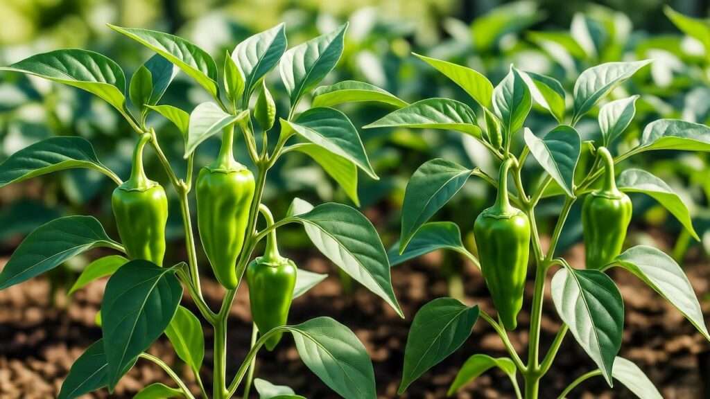 shoshito pepper plants