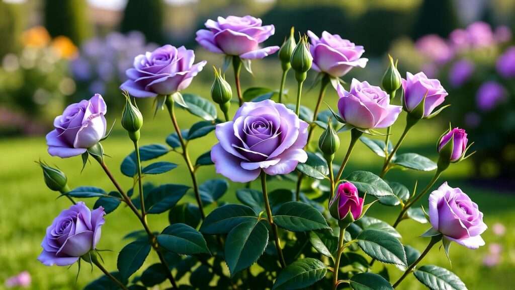 sterling silver rose plant