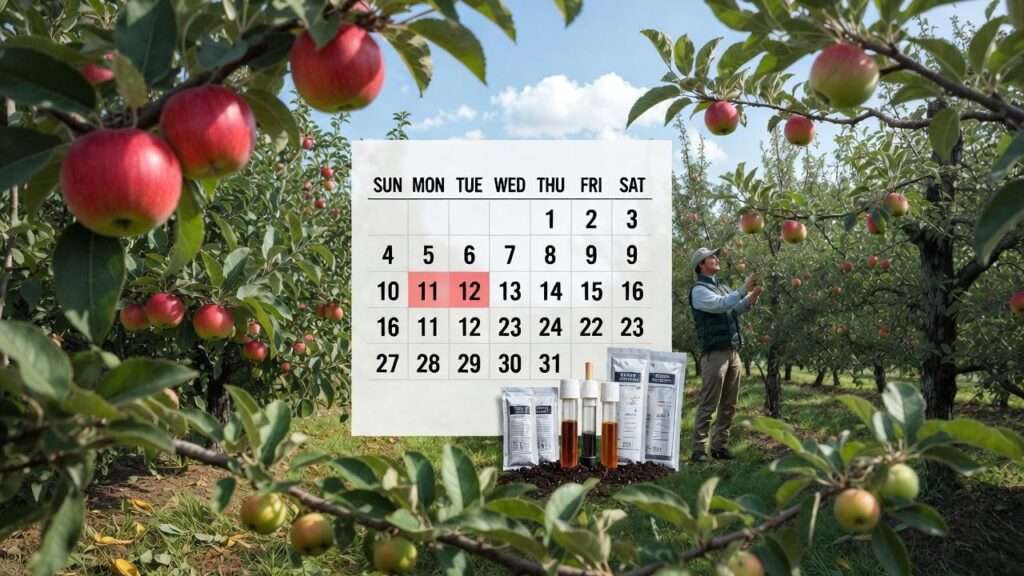 when to fertilize apple trees