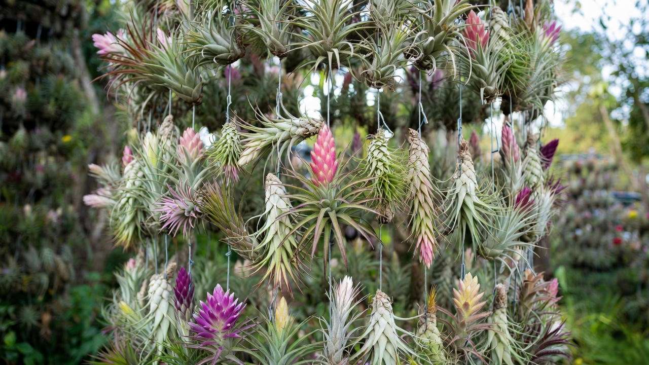 Year-round blooming air plant tower – advanced hanging ecosystem 2025