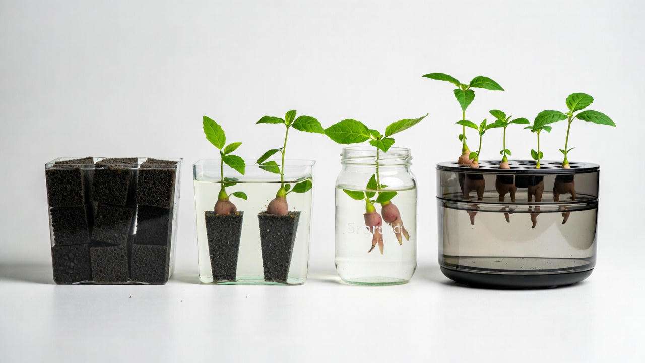 Comparison of marijuana cloning methods: rockwool, rapid rooters, water, and aero cloner