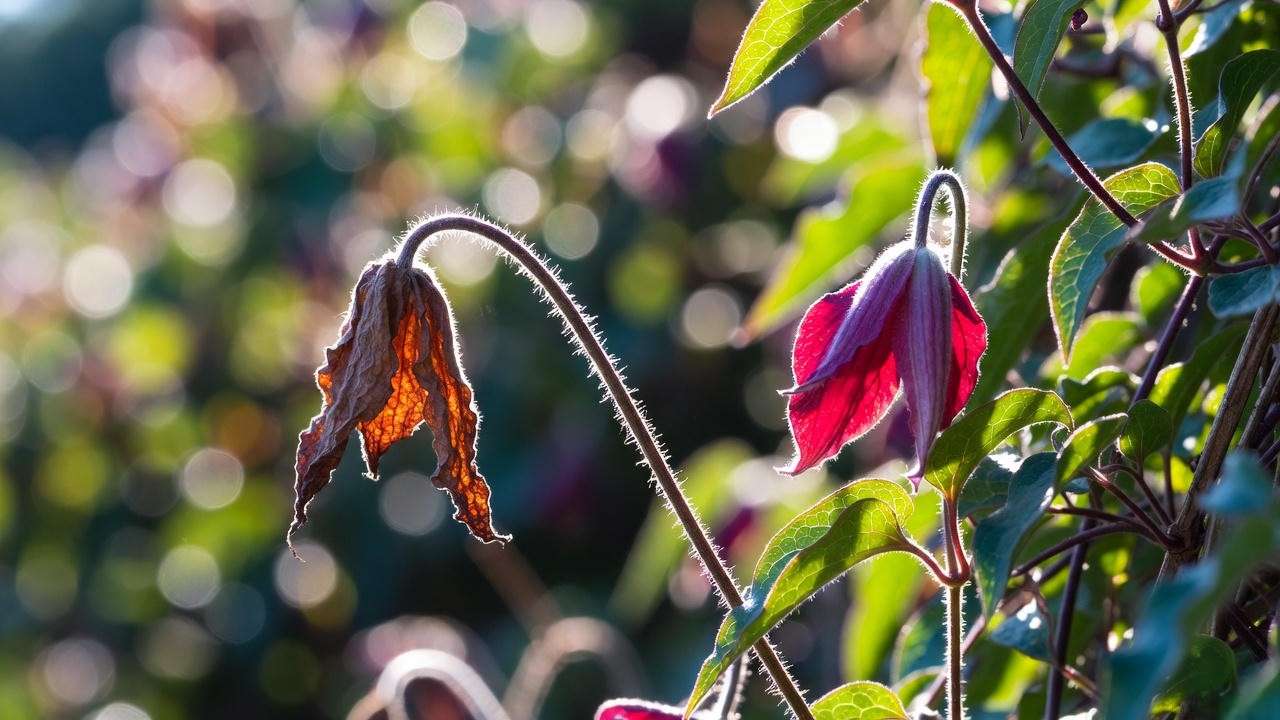 Clematis wilt on red varieties – how to spot and fix fast