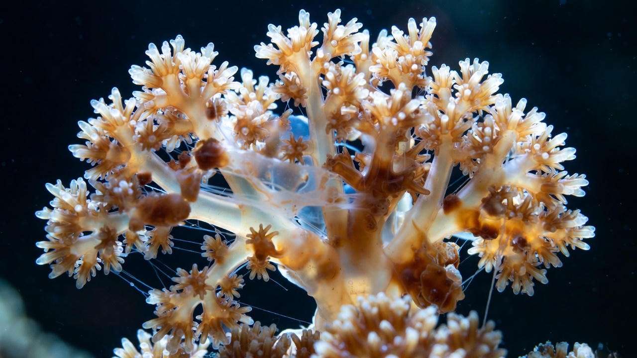 Brown jelly infection on Kenya tree coral – what it looks like and how to treat