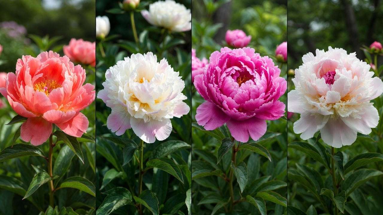 Most disease-resistant peony varieties with healthy green foliage 2025