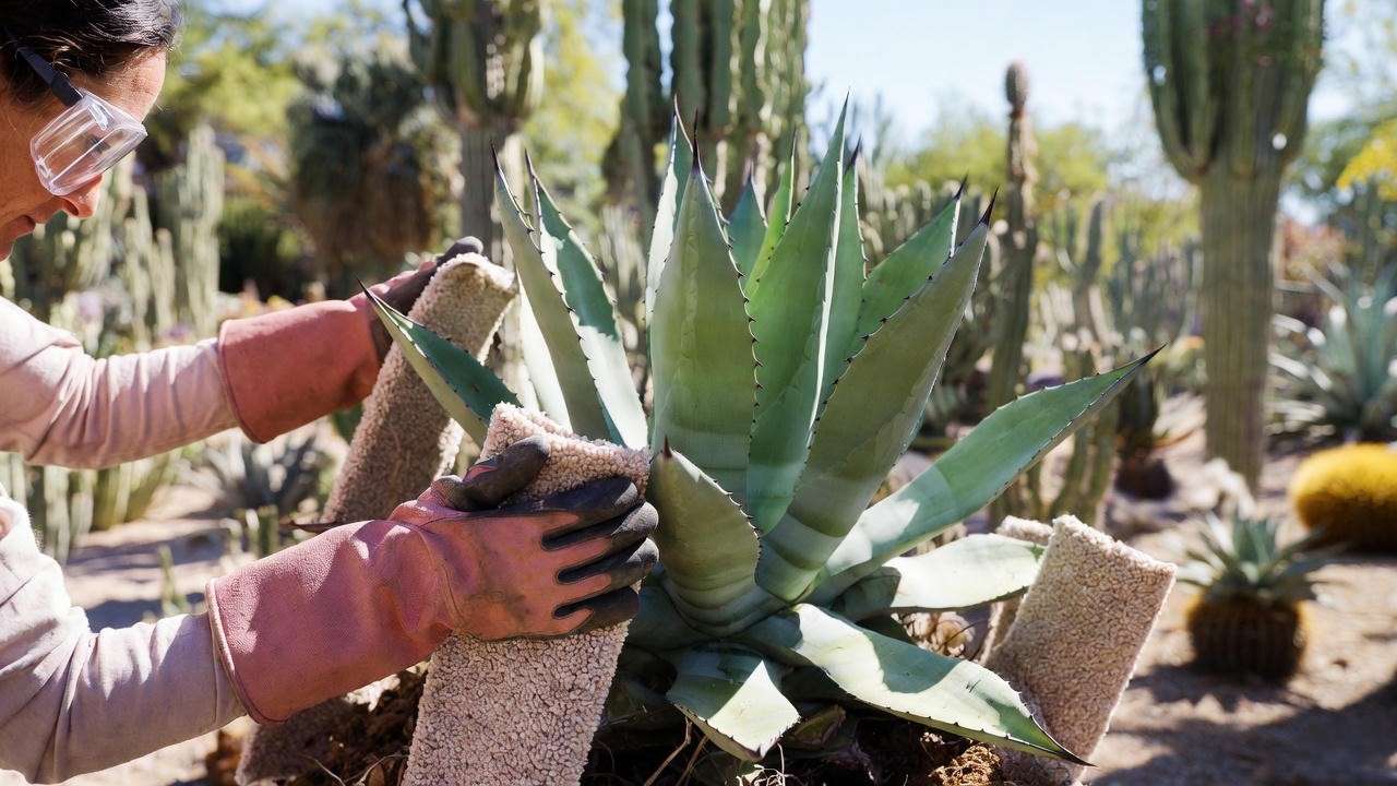 Safety First: Those Spines & Sap Are No Joke