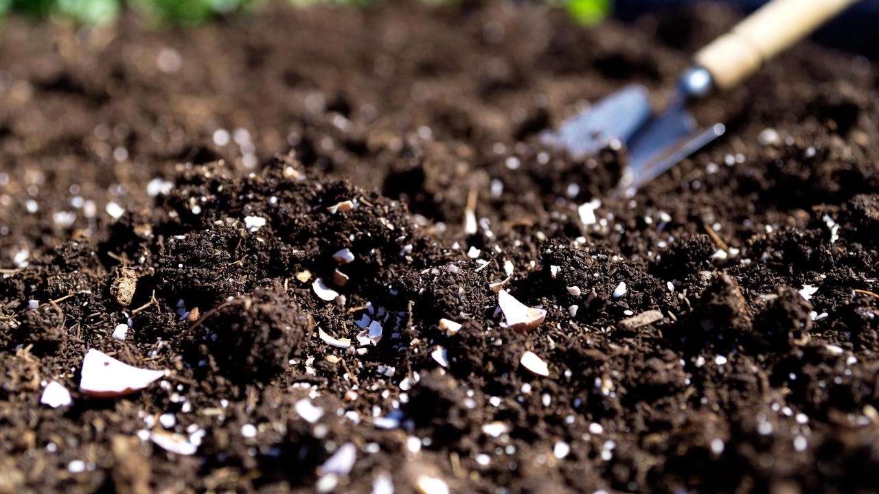 Perfect soil recipe for Giant Marconi peppers: compost, worm castings, eggshells, and organic fertilizer