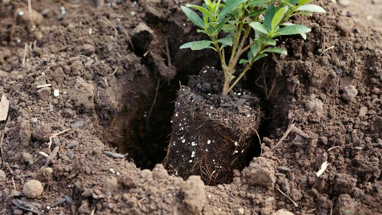 Perfect well-draining acid soil mix for planting Eternal Fragrance Daphne