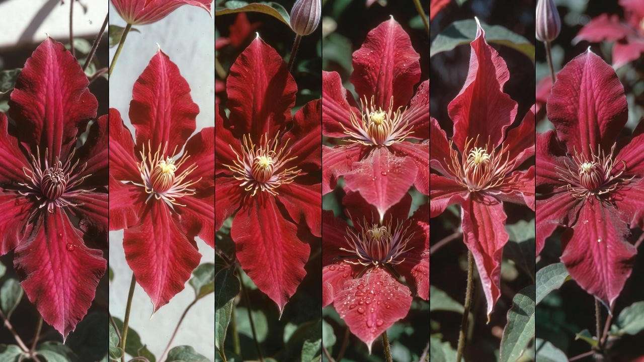 Best red clematis varieties 2025 – Niobe, Rebecca, Rouge Cardinal and more in full bloom