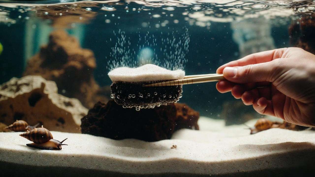 How to safely release anaerobic gas pockets in dirt planted aquarium substrate