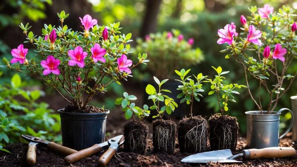 azalea plant cuttings