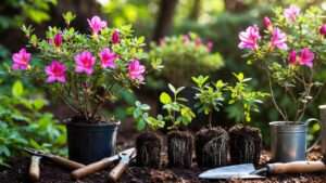azalea plant cuttings