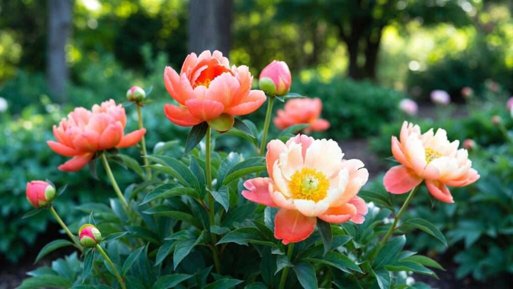 coral charm peony plant