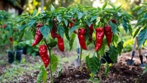 giant marconi sweet pepper plants