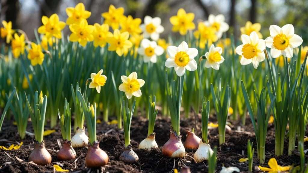 how deep to plant daffodil bulbs