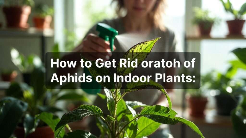 how to get rid of aphids on indoor plants