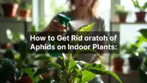 how to get rid of aphids on indoor plants