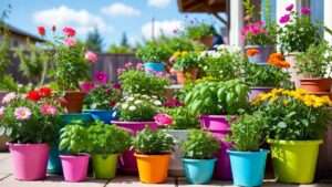 how to grow a pot plant outdoors