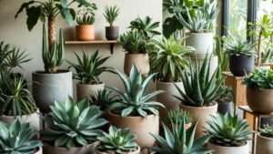 huge succulent plant