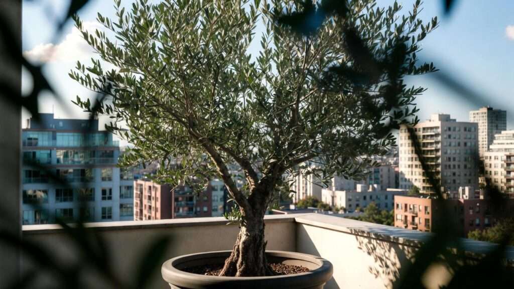 huge tree in a pot