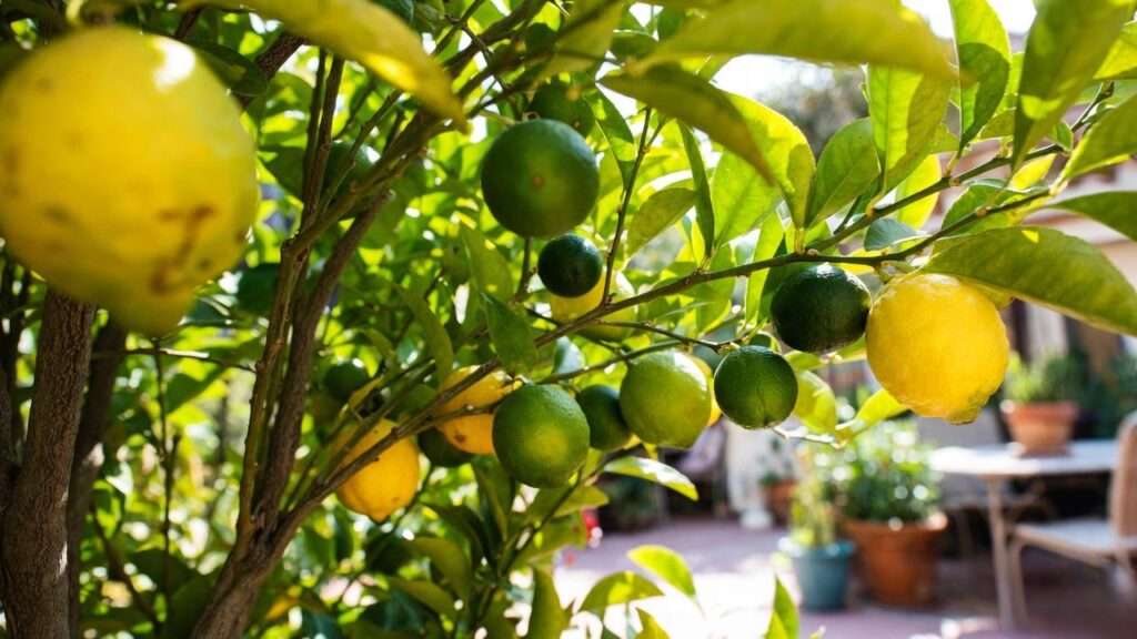 lemon lime fruit tree