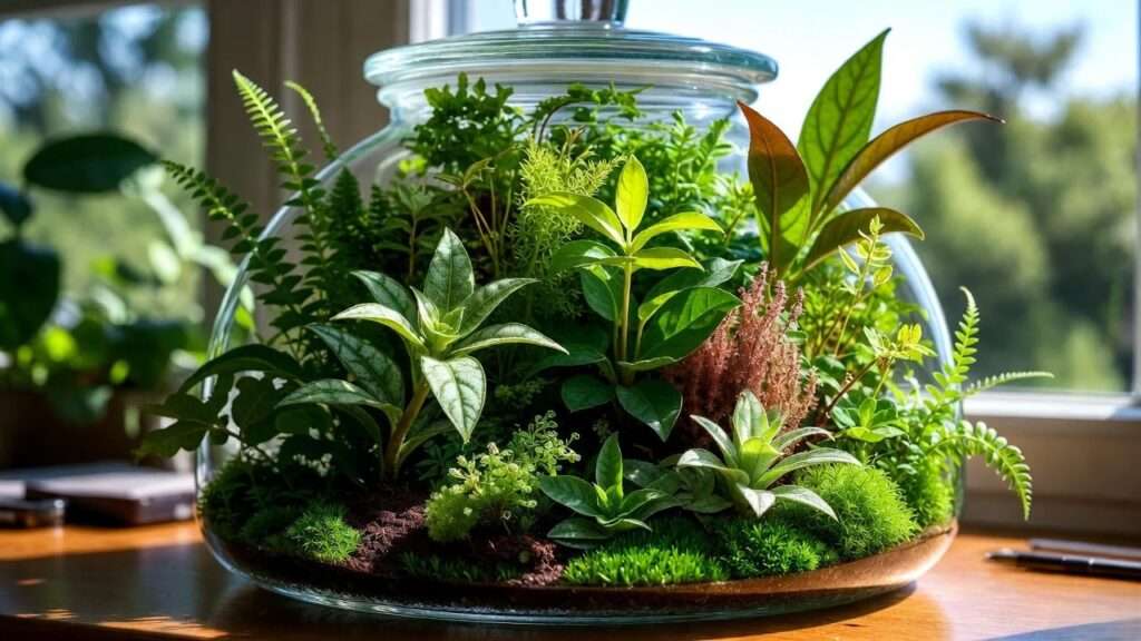 mini terrarium plants