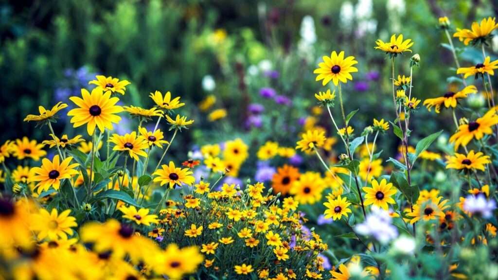 perennial plant with yellow blooms
