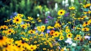 perennial plant with yellow blooms