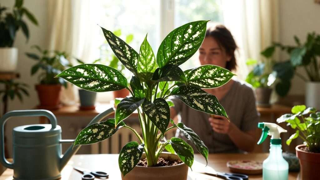 plants with white dots