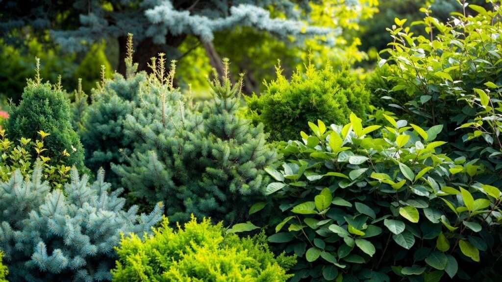 shade evergreen plants