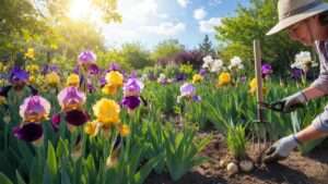 when to transplant iris plants