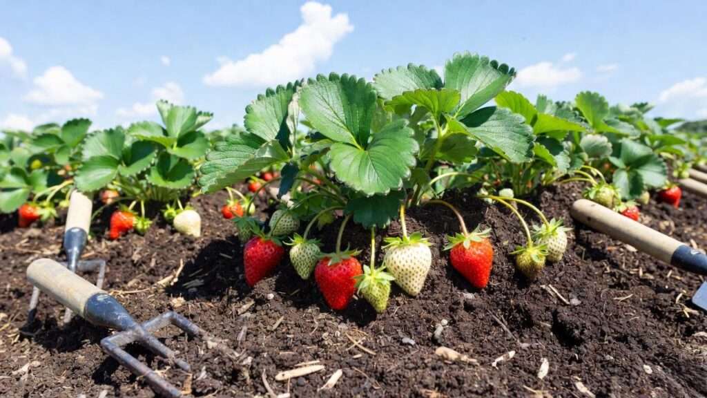 when to transplant strawberry plants