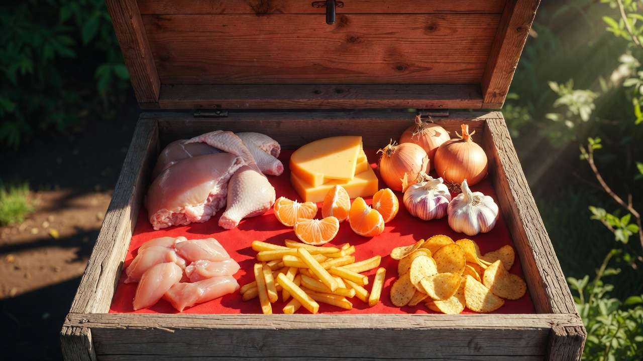 Forbidden foods to avoid in worm bins including meat dairy citrus onions and greasy scraps